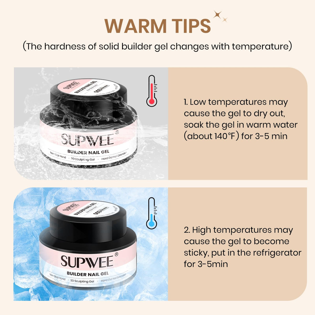 3D Gel for Nail Art, Clear 3d Sculpting Gel for Nail Art