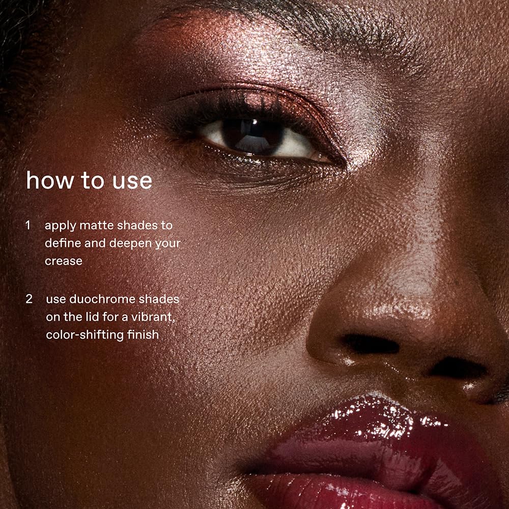r.e.m. beauty by Ariana Grande Wicked: For Good | Ozian Forest Eyeshadow Palette | Highly Pigmented, Blendable Eye Shadows | Mix of Matte, Duo-Chrome, Shimmer and Glitter Formulas | 12 Shades
