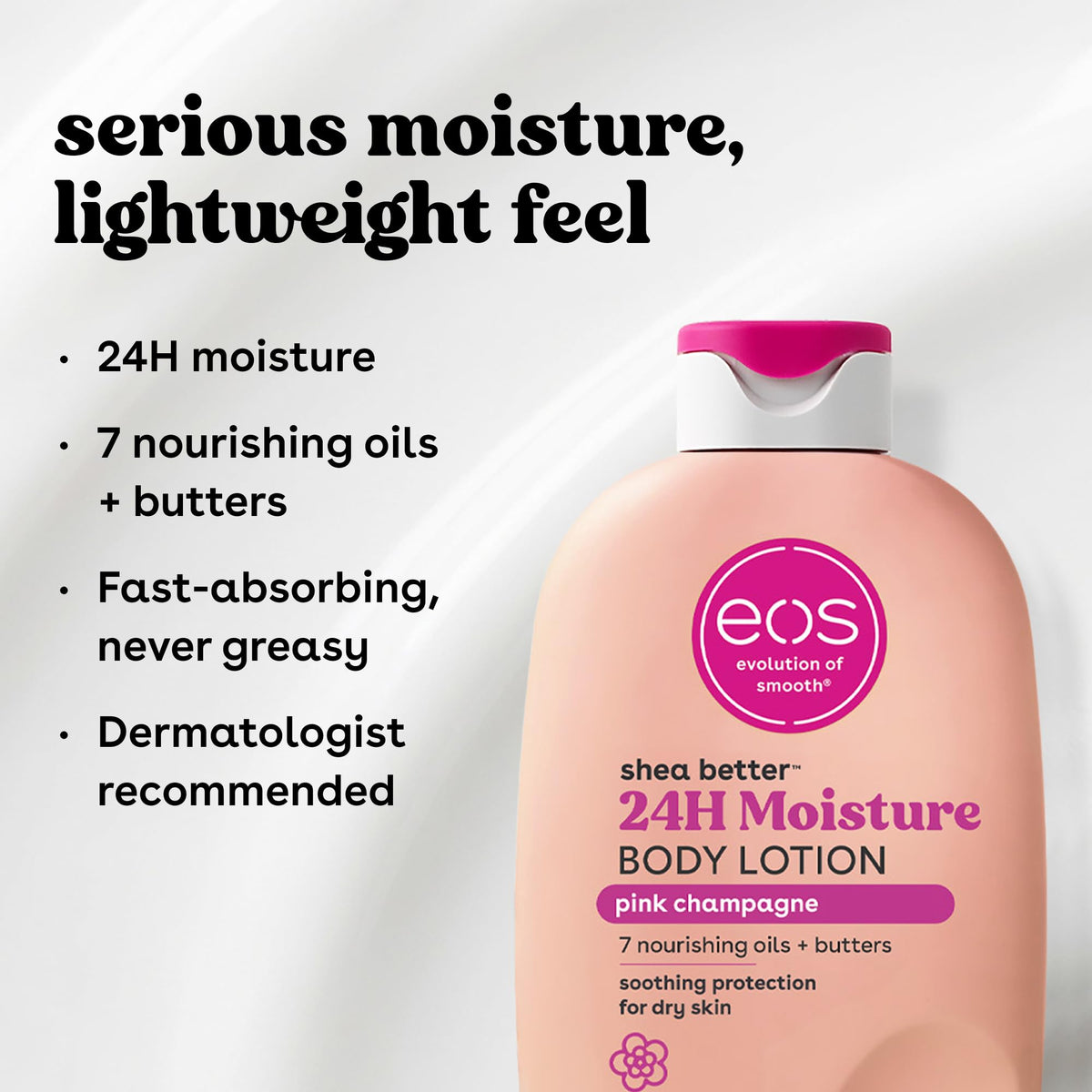 eos Natural Shea Better Body Lotion, Fresh & Cozy, 16 fl oz