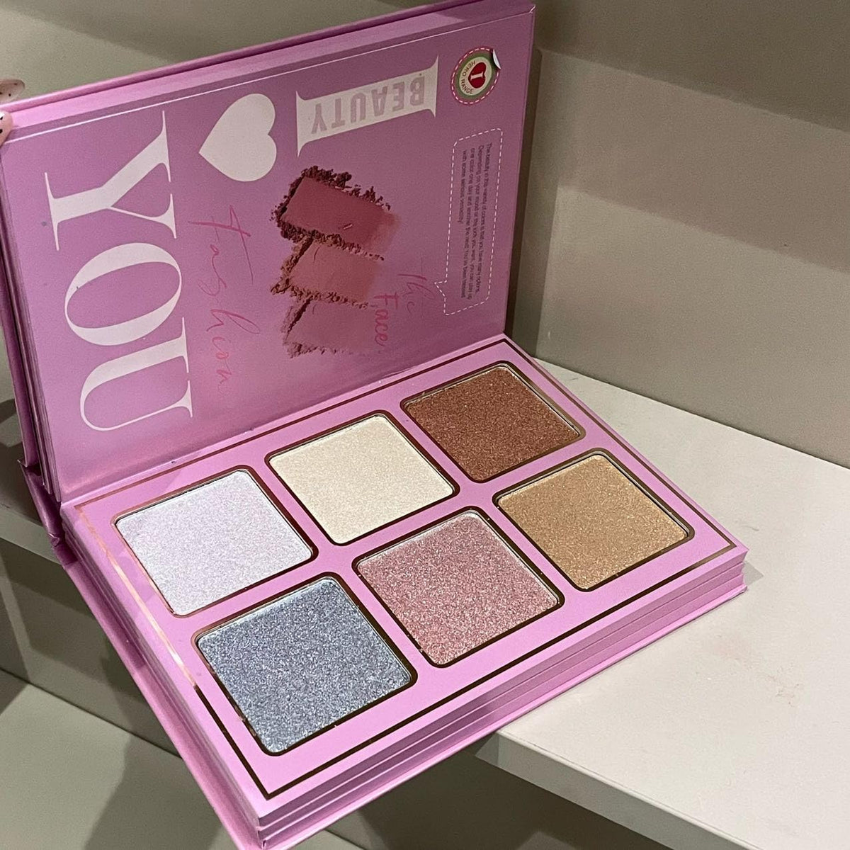 Hero Range 78-Color Professional Makeup Palette Book, Multi-Color Eyeshadow, Highlighter, Blush, Lipstick Set, Portable Travel All-in-One Collection with Glitter, Matte, Pearl Finishes