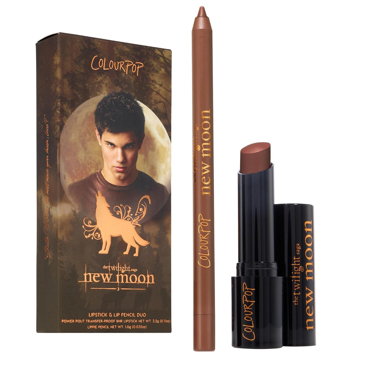 ColourPop x Twilight New Moon Lip Stick Kit, Pencil & Lipstick, 2 Count