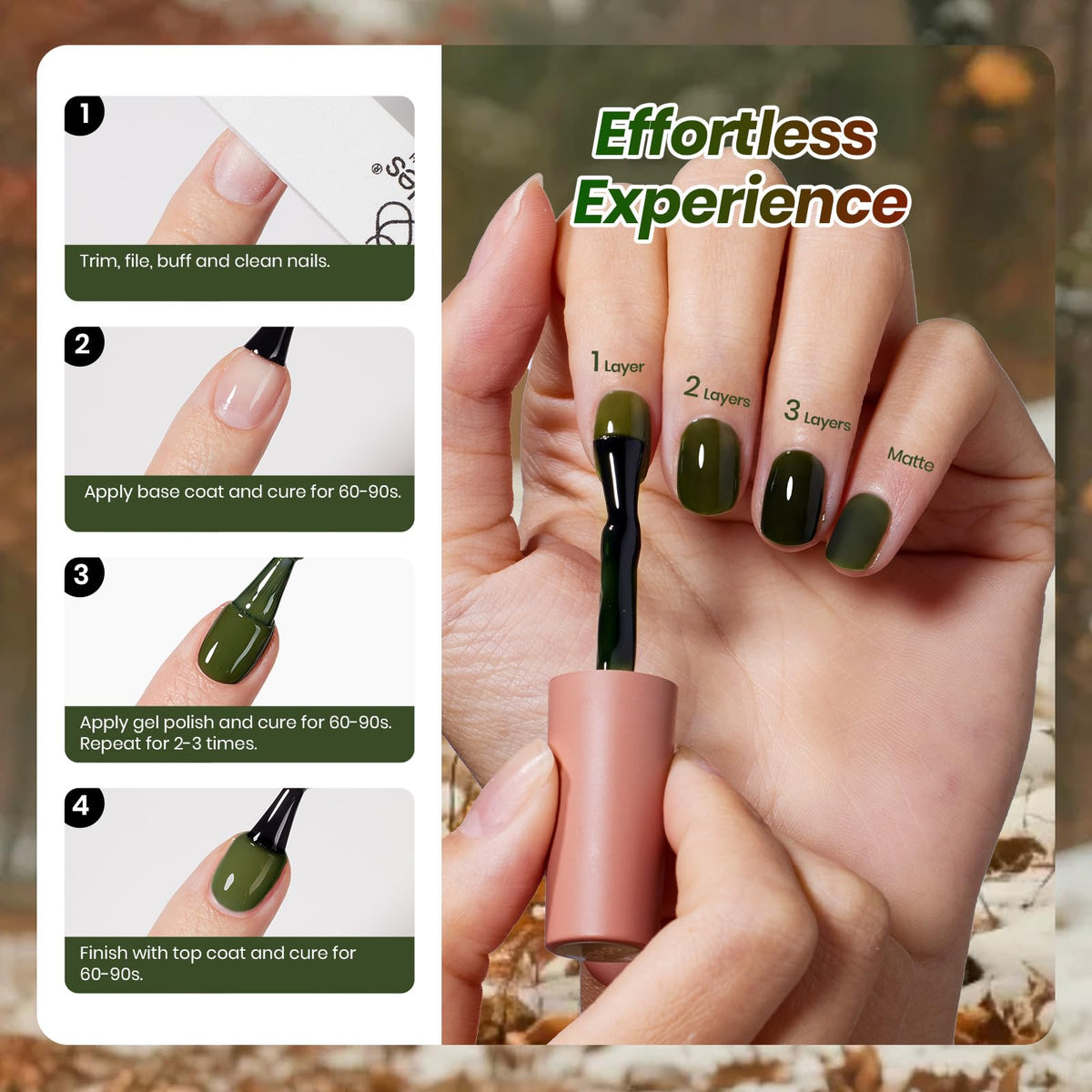 beetles Gel Polish Whispers of Love Jelly Gel Nail Polish Set, 6 Colors