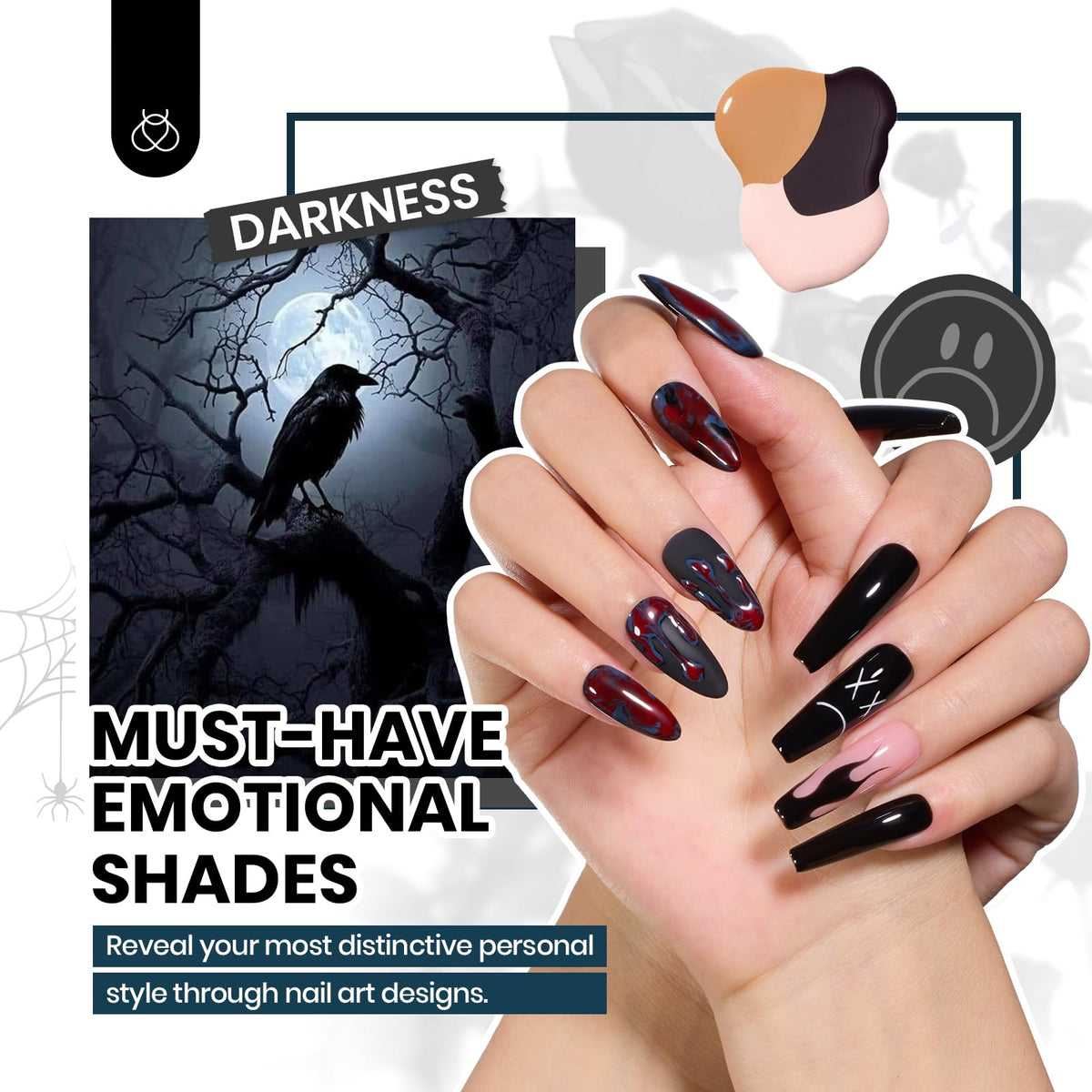 Beetles Fall Gel Nail Polish Set, 20 Colors Orange Yellow Brown