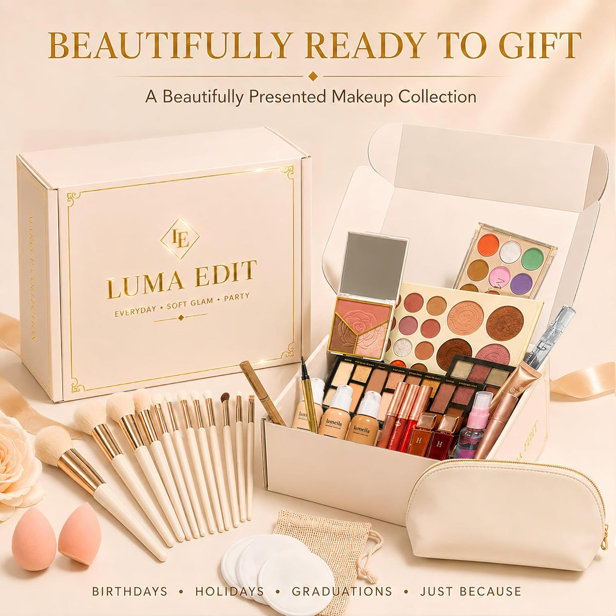Makeup Kit for Women Full Kit, All in One Full Face Makeup Set