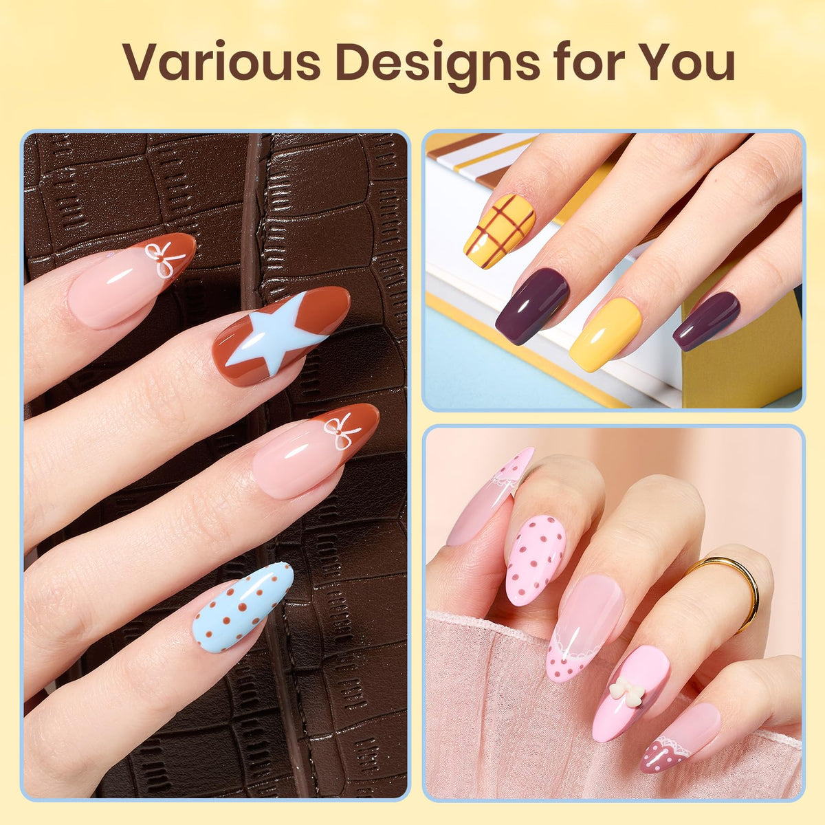 Beetles Fall Gel Polish Set, Fingertip Palette Collection, 32 Colors