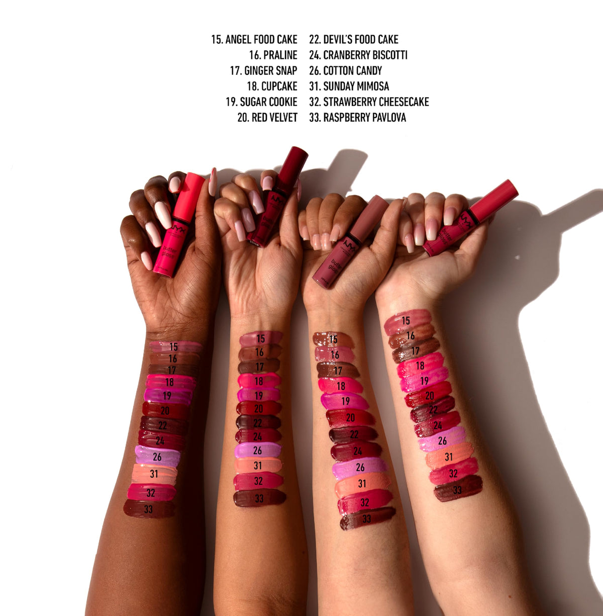 NYX PROFESSIONAL MAKEUP Butter Gloss, Non-Sticky Lip Gloss - Rocky Road (Wine)