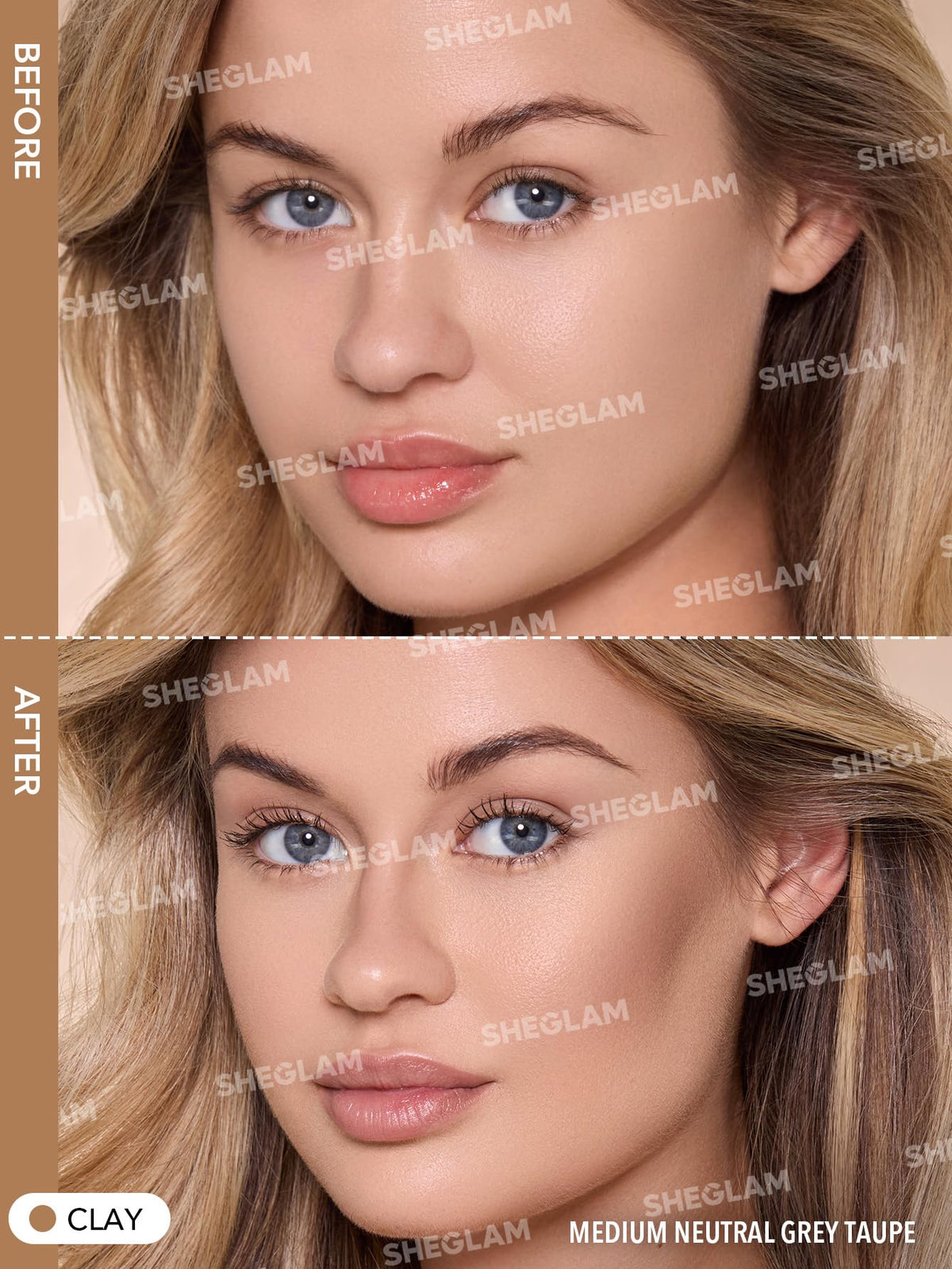 SHEGLAM Sun Sculpt Cool Toned Liquid Contour Stick Long Lasting Cream Bronzer Makeup - 01 Soft Tan