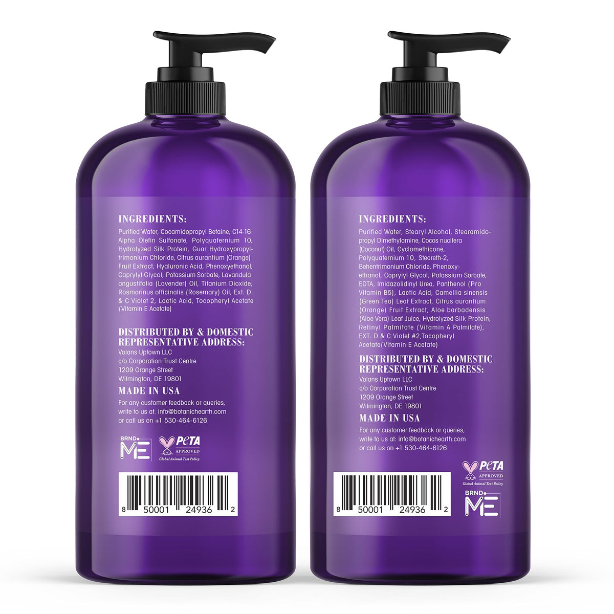 Botanic Hearth Tea Tree Shampoo And Conditioner Set - 16 Fl oz Each