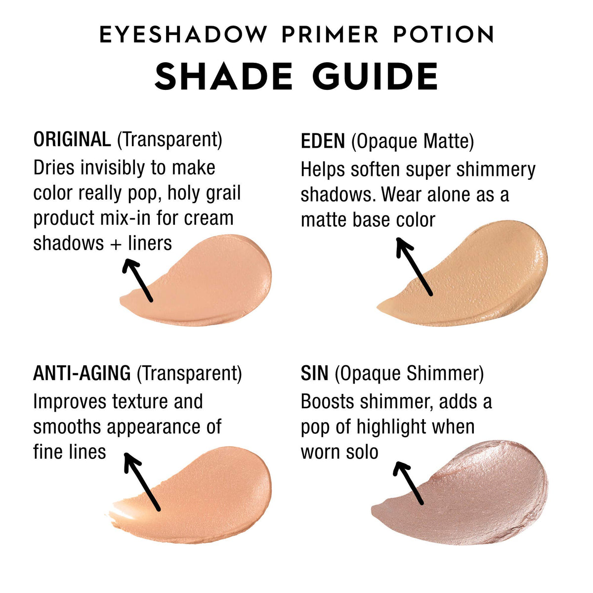 Urban Decay Eyeshadow Primer Potion - Nude Eyeshadow Base for Smooth Makeup