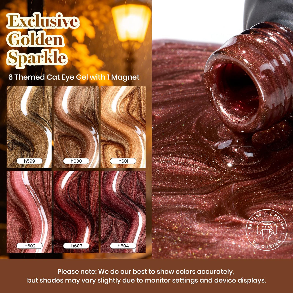 beetles Gel Polish Whispers of Love Jelly Gel Nail Polish Set, 6 Colors