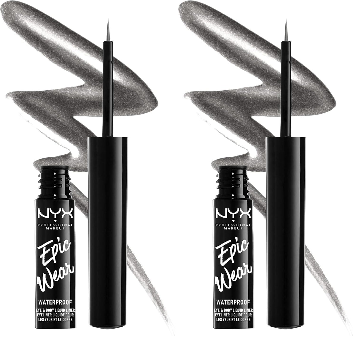 NYX PROFESSIONAL MAKEUP Epic Wear Liquid Liner, Long-Lasting Waterproof Eyeliner - Black