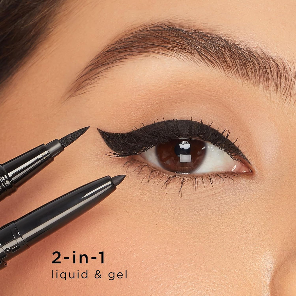 tarte double take eyeliner – 2-in-1 Pencil Eyeliner for Bold All-Day Wear, Waterproof, Easy to Apply, Vegan, Cruelty-Free