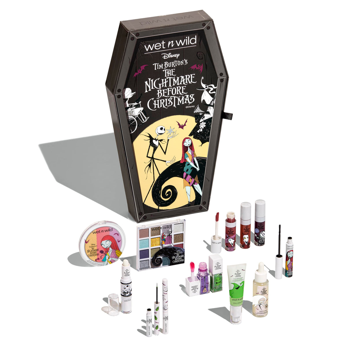 wet n wild Disney Villains PR Box, 14-Piece Makeup & Accessories Collection, Limited Edition Storybook Set, Cruelty-Free