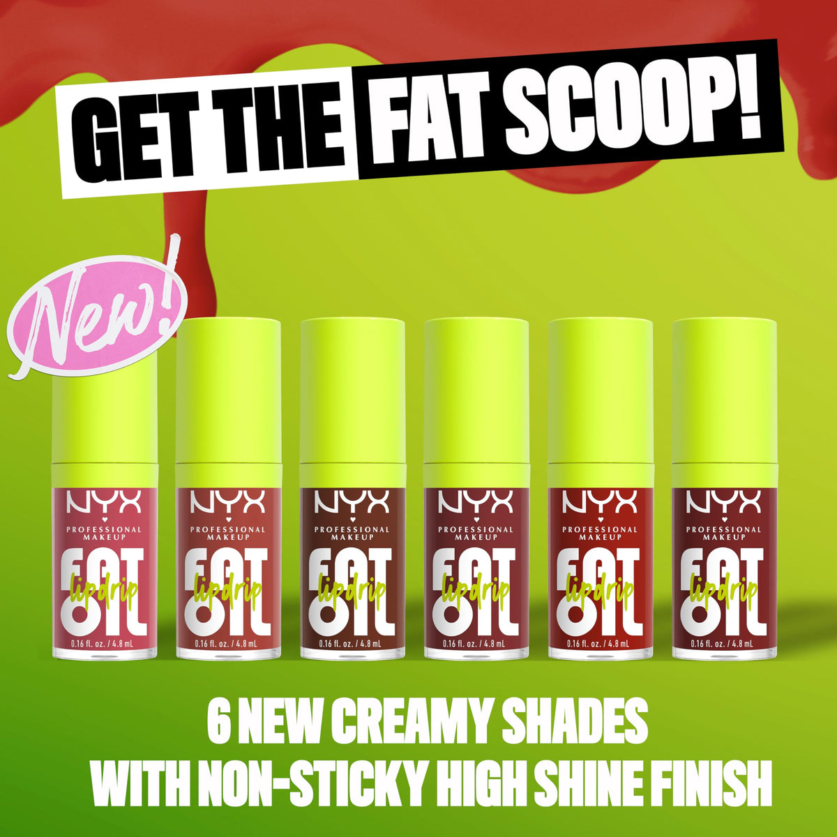 NYX PROFESSIONAL MAKEUP Fat Oil Lip Drip, Moisturizing Lip Oil Gloss, Vegan Tinted Formula, Up to 12 HR Hydration - Missed Call (Sheer Pink)