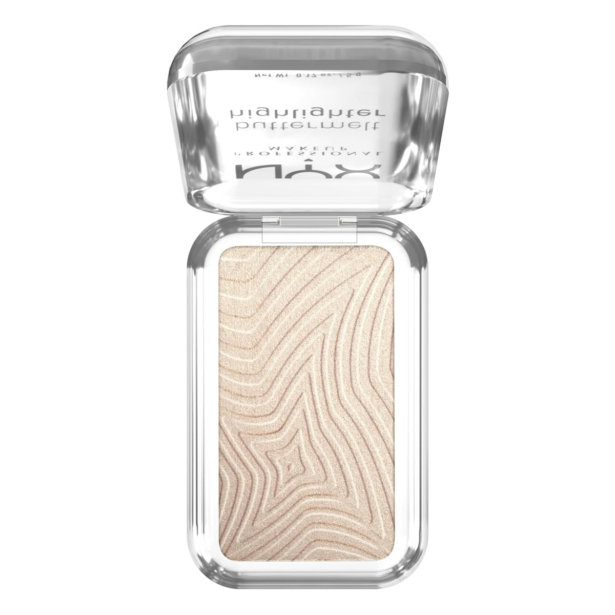 NYX PROFESSIONAL MAKEUP Buttermelt Highlighter, Powder Highlighter Makeup, With Up to 12H Wear and High Impact Glow - 05 Bright and Butta (Light Champagne)