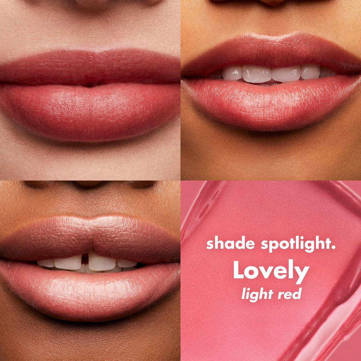 e.l.f. Hydrating Core Lip Shine with Shea Butter & Vitamin E, Tinted Lip Balm for A Smooth, Glossy Finish & Long-Lasting Moisture, Happy Dusty Rose