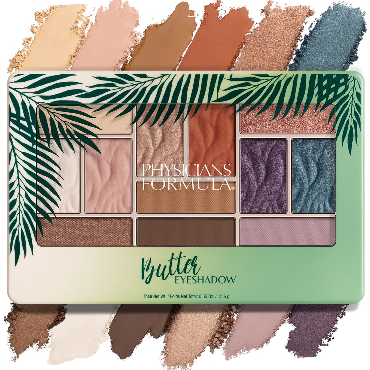 Physicians Formula Eyeshadow Bouquet, 12-Shade Palette with Shimmer, Matte & Satin Finishes, Enriched with Rose Extract – Rose All Play