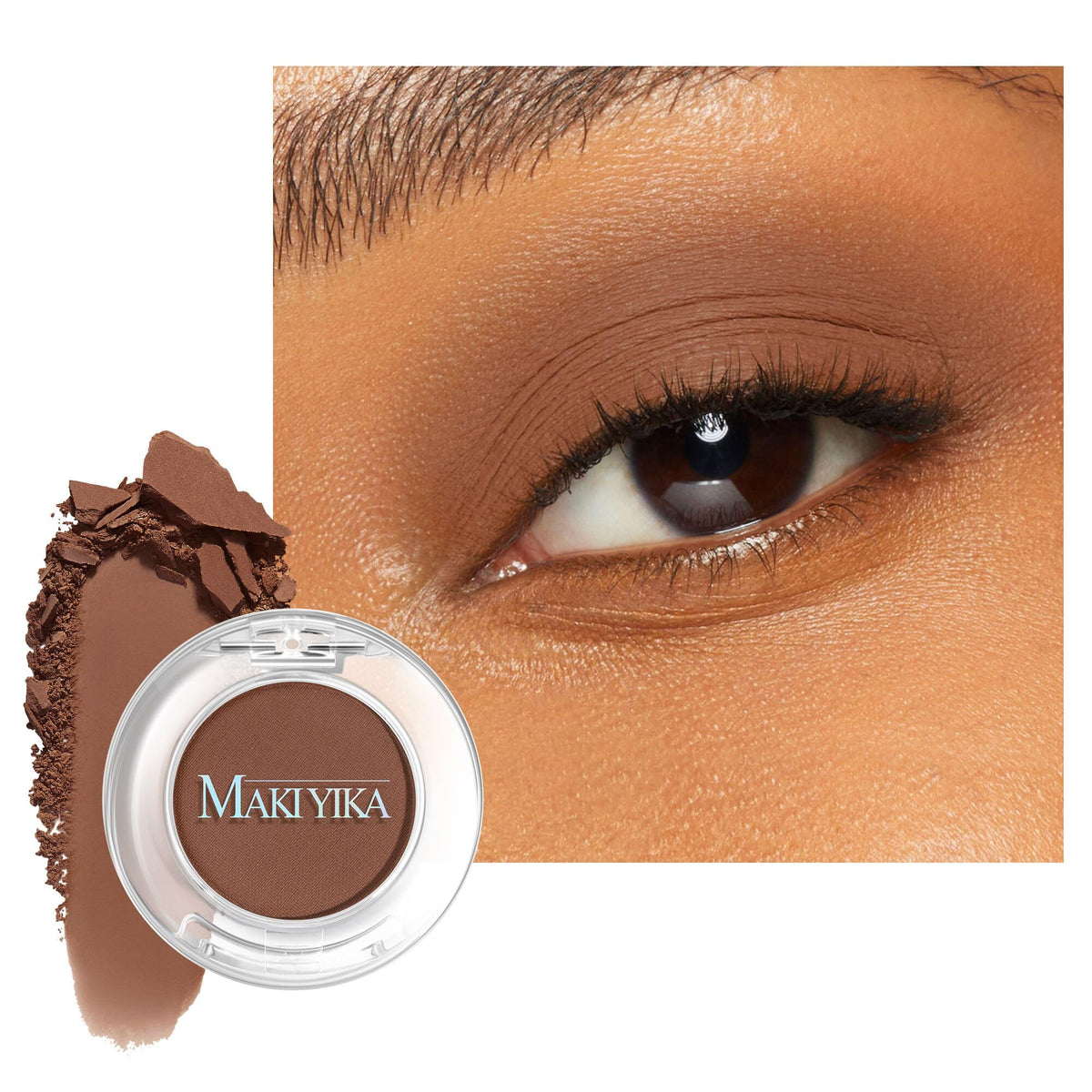 MAKI YIKA Black Red Eyeshadows Dark Red Black Grey Eye Shadows Palette