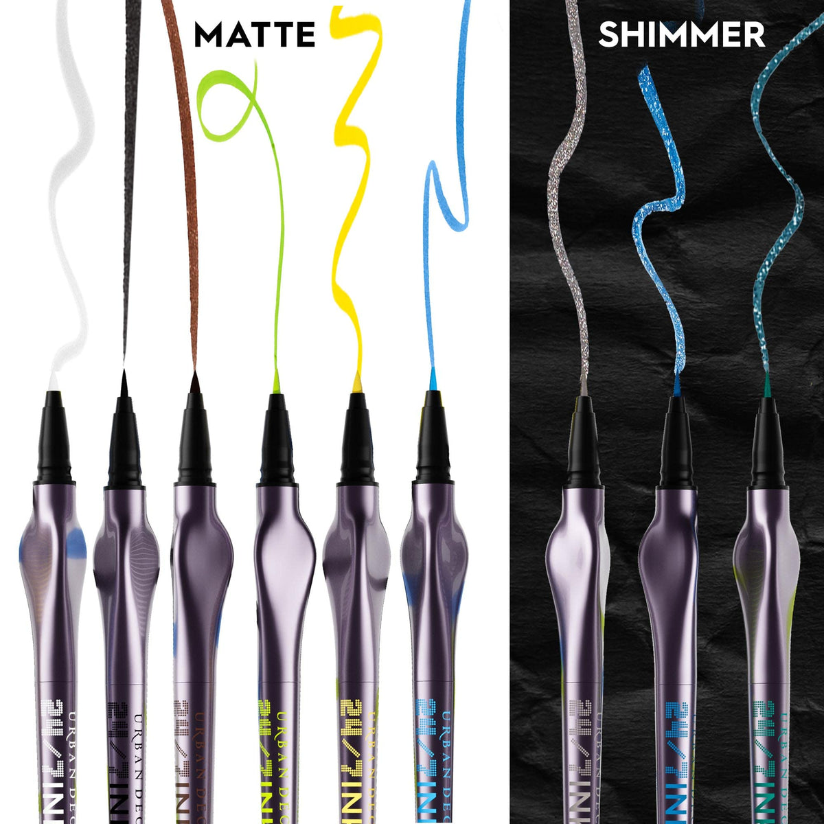 Urban Decay 24/7 Inks Easy Ergonomic Liquid Eyeliner Pen - Vibrant Liners