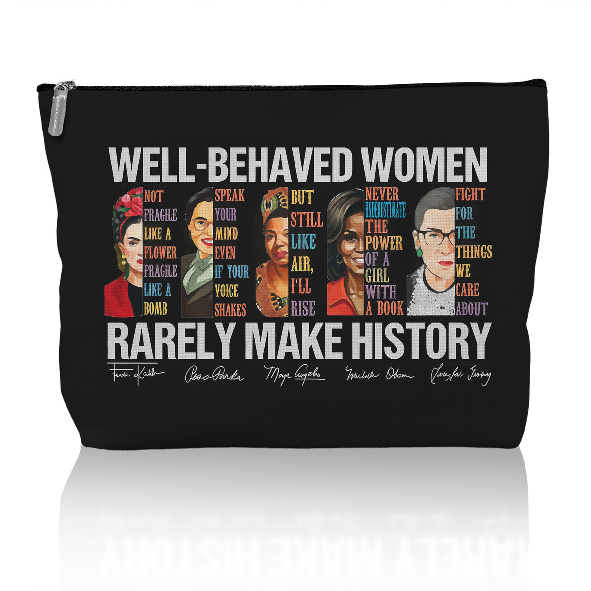 Retro Pinup Makeup Bag for Women, Vintage Pop Art Cosmetic Pouch, Sassy Funny Gifts for Girls, Bold Sarcastic Toiletry Bag, Unique Present