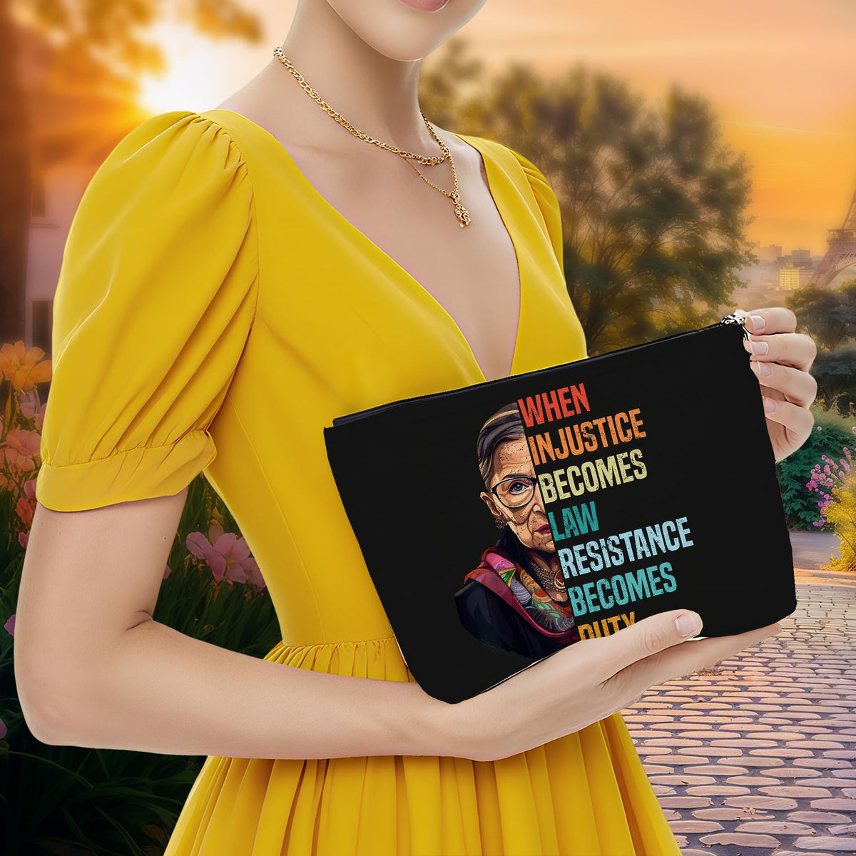 Retro Pinup Makeup Bag for Women, Vintage Pop Art Cosmetic Pouch, Sassy Funny Gifts for Girls, Bold Sarcastic Toiletry Bag, Unique Present