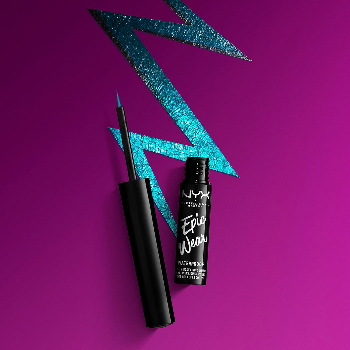 NYX PROFESSIONAL MAKEUP Epic Wear Liquid Liner, Long-Lasting Waterproof Eyeliner - Black