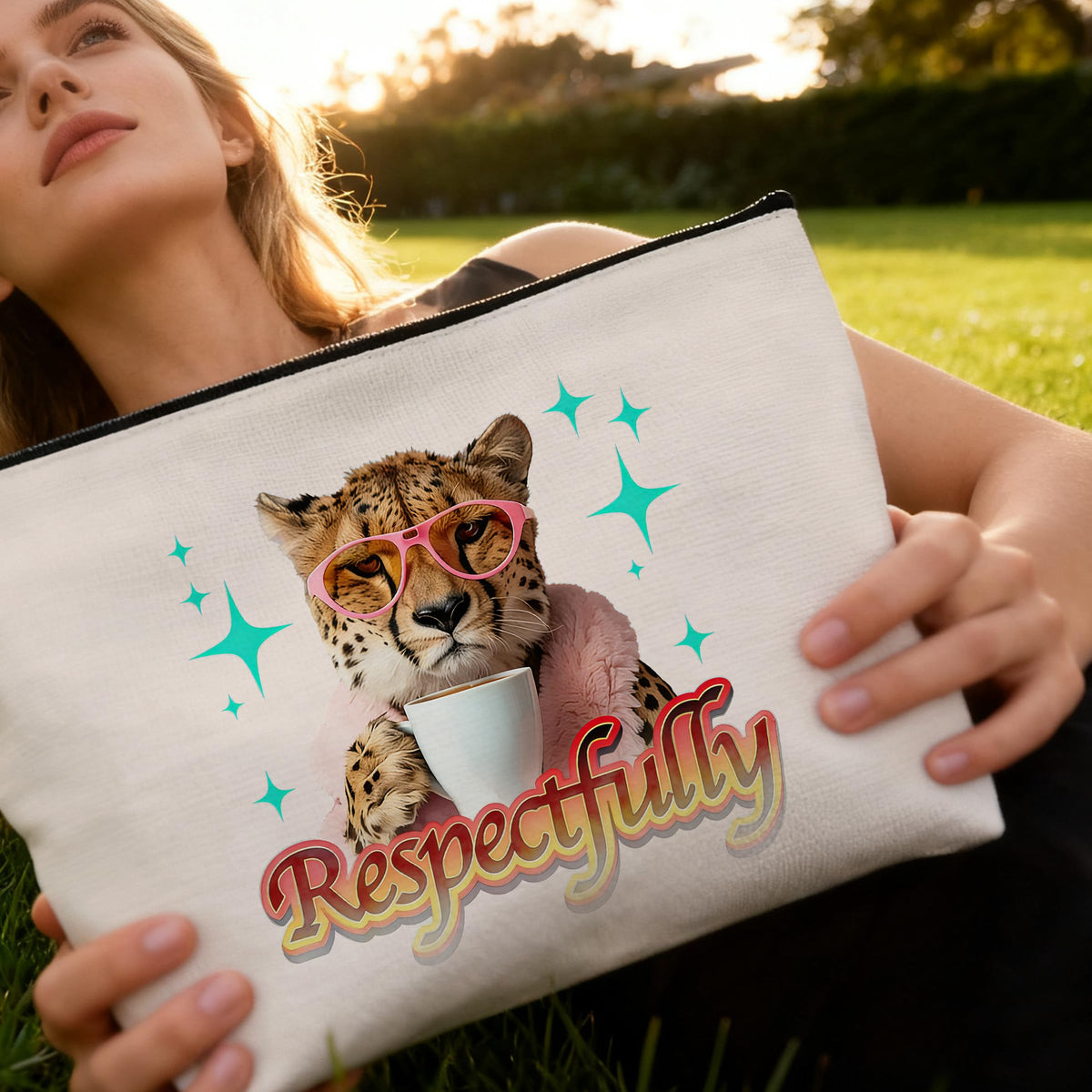 Retro Pinup Makeup Bag for Women, Vintage Pop Art Cosmetic Pouch, Sassy Funny Gifts for Girls, Bold Sarcastic Toiletry Bag, Unique Present