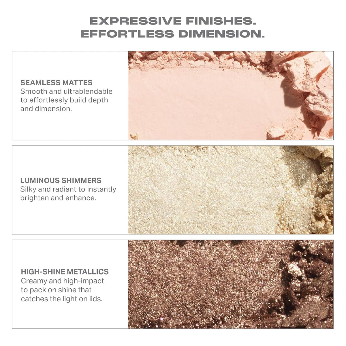 Morphe ChromaPlus 12-Pan Eyeshadow Palette - High Pigment Eye Makeup with Shimmer, Matte & Metallic Eye Shadow - Neutral Eyeshadow Makeup Collection for All-Day Wear - Flickering Sands (0.52 oz)