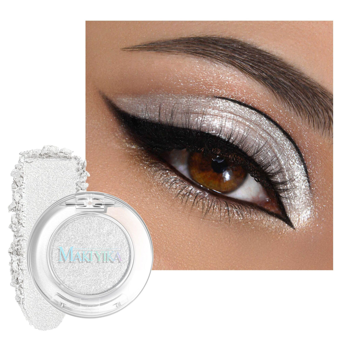 MAKI YIKA Black Red Eyeshadows Dark Red Black Grey Eye Shadows Palette