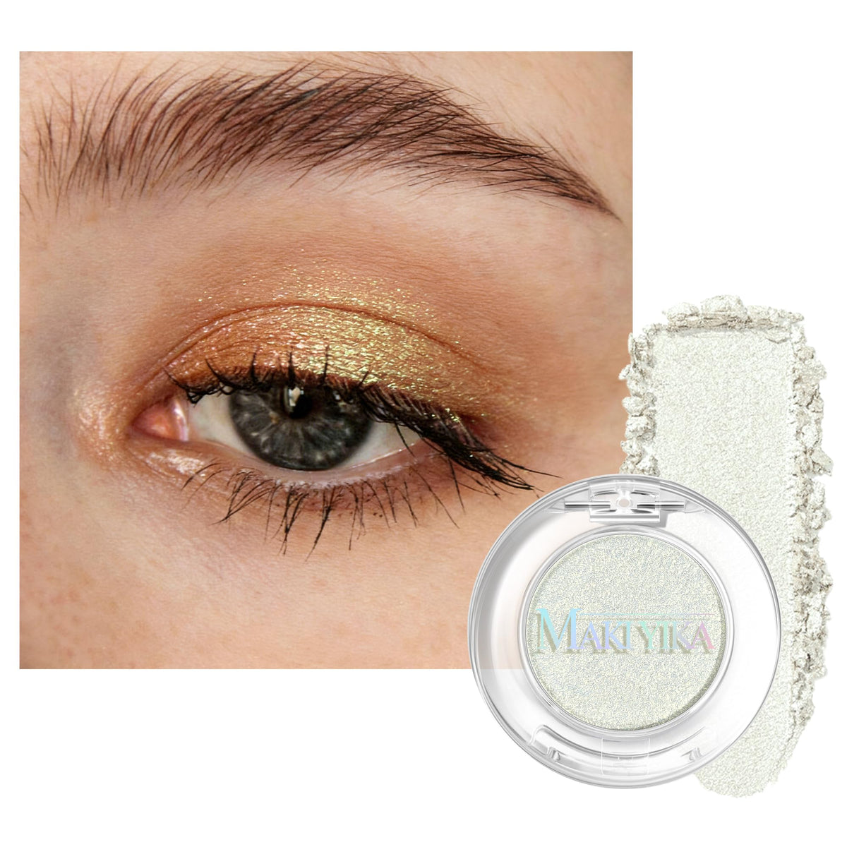 MAKI YIKA Black Red Eyeshadows Dark Red Black Grey Eye Shadows Palette
