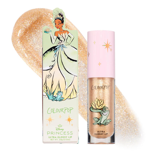 ColourPop x Disney Princess Ultra Glossy Lip Gloss - High-Shine, Non-Sticky & Hydrating Lip Gloss - Infused with Hyaluronic Acid, Kakadu Plum & Cherry - Rosy Pink, Mademoiselle Belle (0.24 Fl oz)