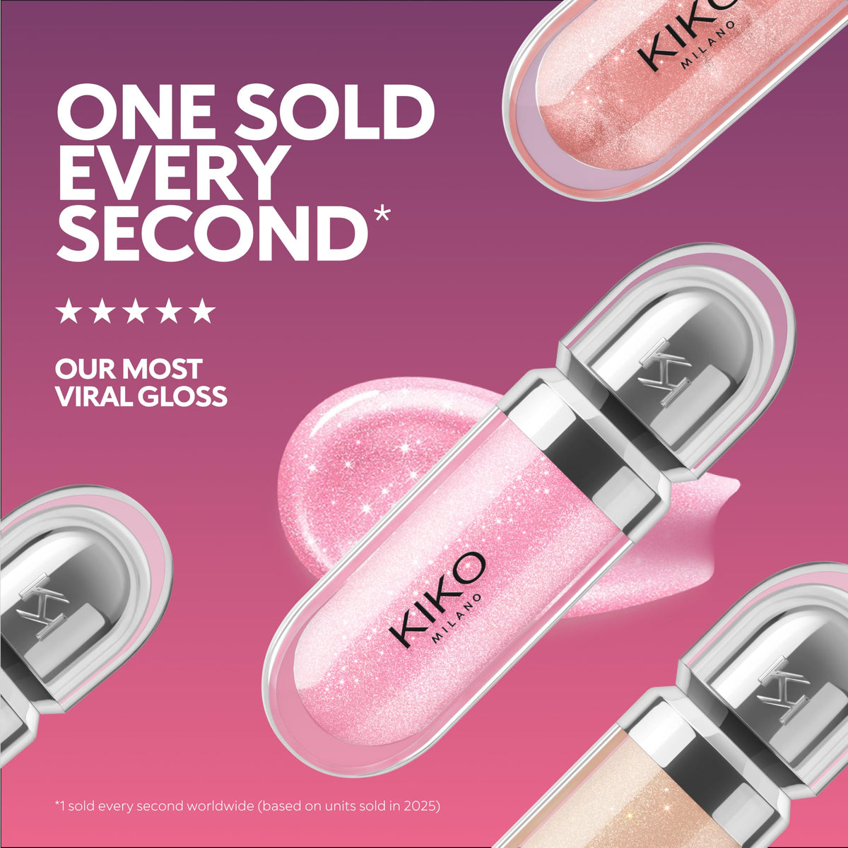 Kiko Milano 3D Hydra Lip Gloss, Hydrating Lipgloss