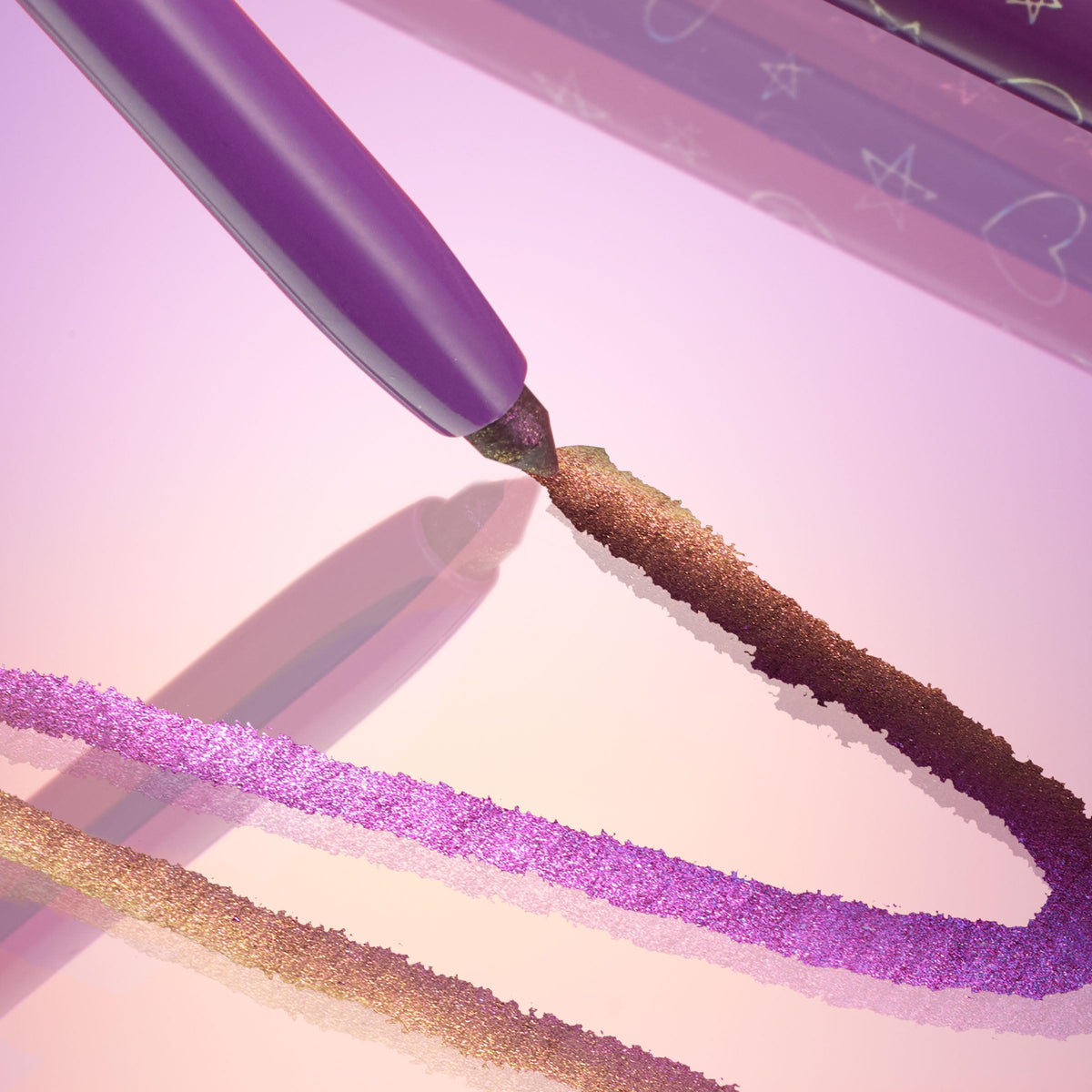 ColourPop Crème Gel Waterproof Chrome Eyeliner - 18HR Wear, Ultra-Pigmented Eyeliner Pencil with Matte & Metallic Finishes - Smudge-Proof, Vegan & Cruelty-Free - Power Trip (0.01 oz)