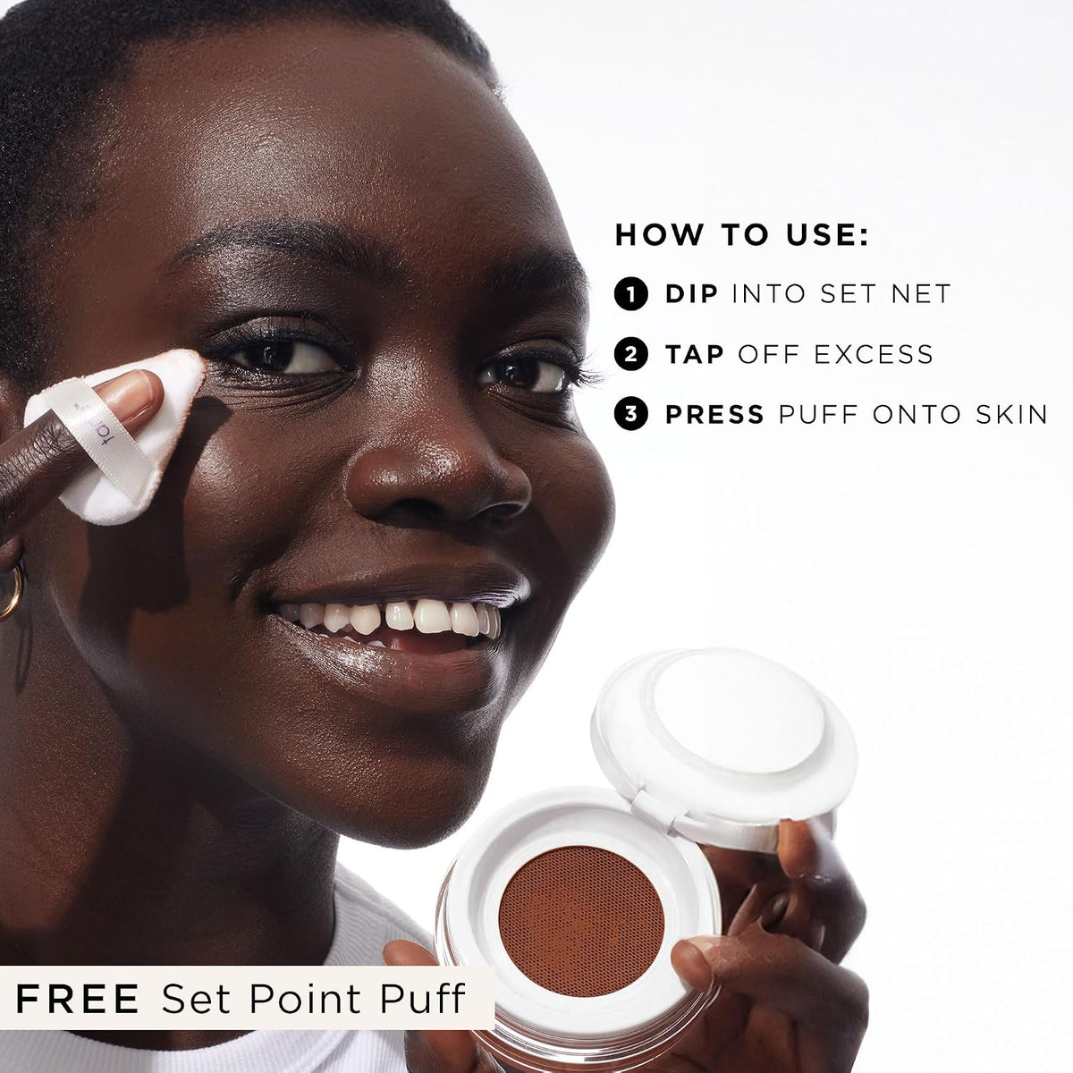 tarte creaseless setting powder – Loose Face Powder, Lightweight Oil-Absorbing Formula for Longwear Finish, Vegan & Cruelty Free