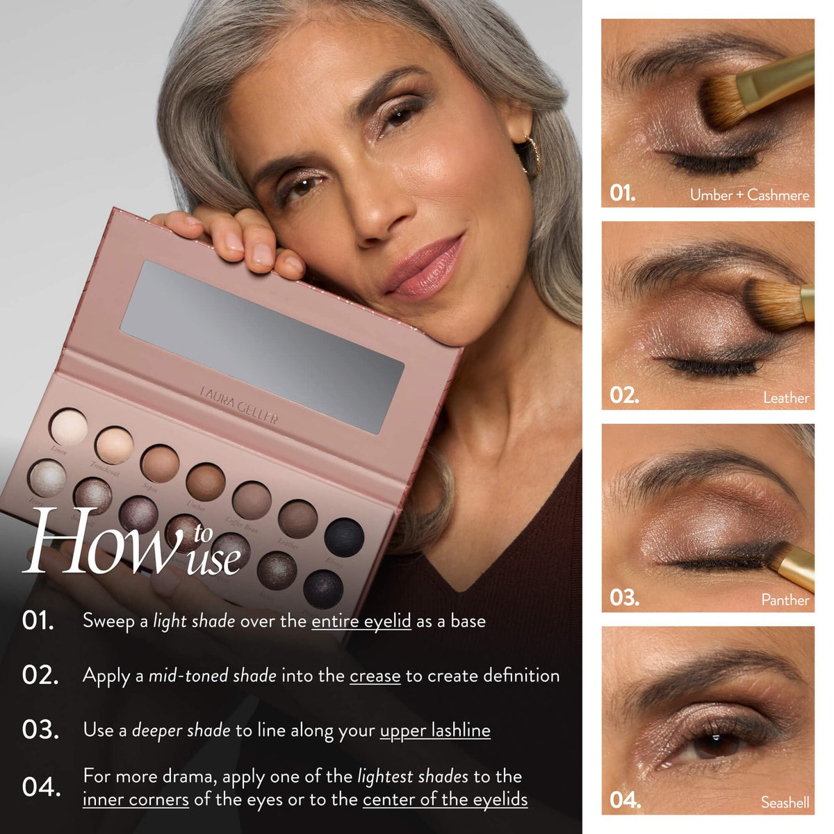 LAURA GELLER The Delectables Earthy Essentials Eyeshadow Palette