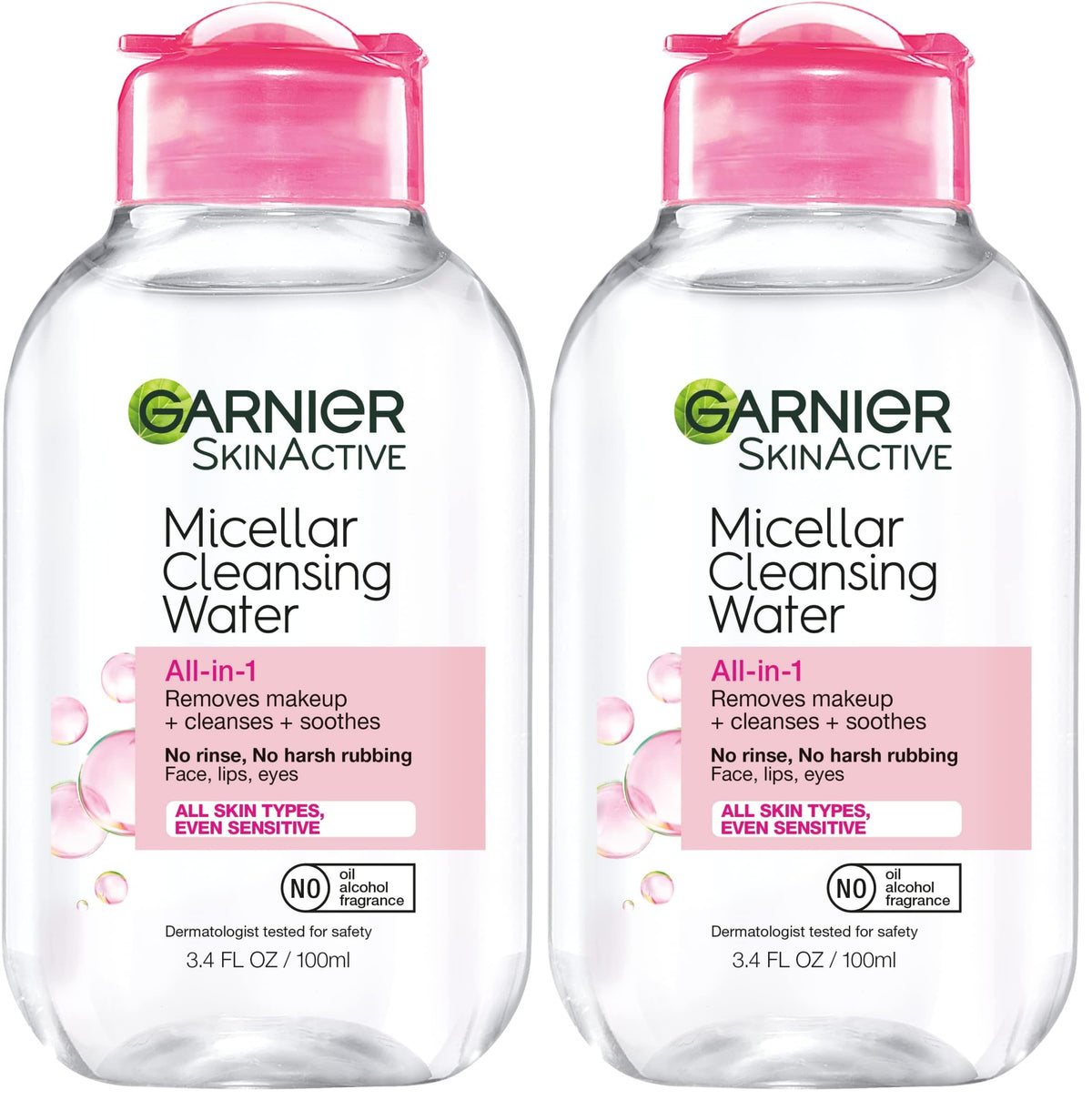 Garnier Micellar Water, Hydrating Facial Cleanser & Makeup Remover, Suitable for Sensitive Skin, Vegan, Cruelty Free, 13.5 Fl Oz (400mL), 1 Count