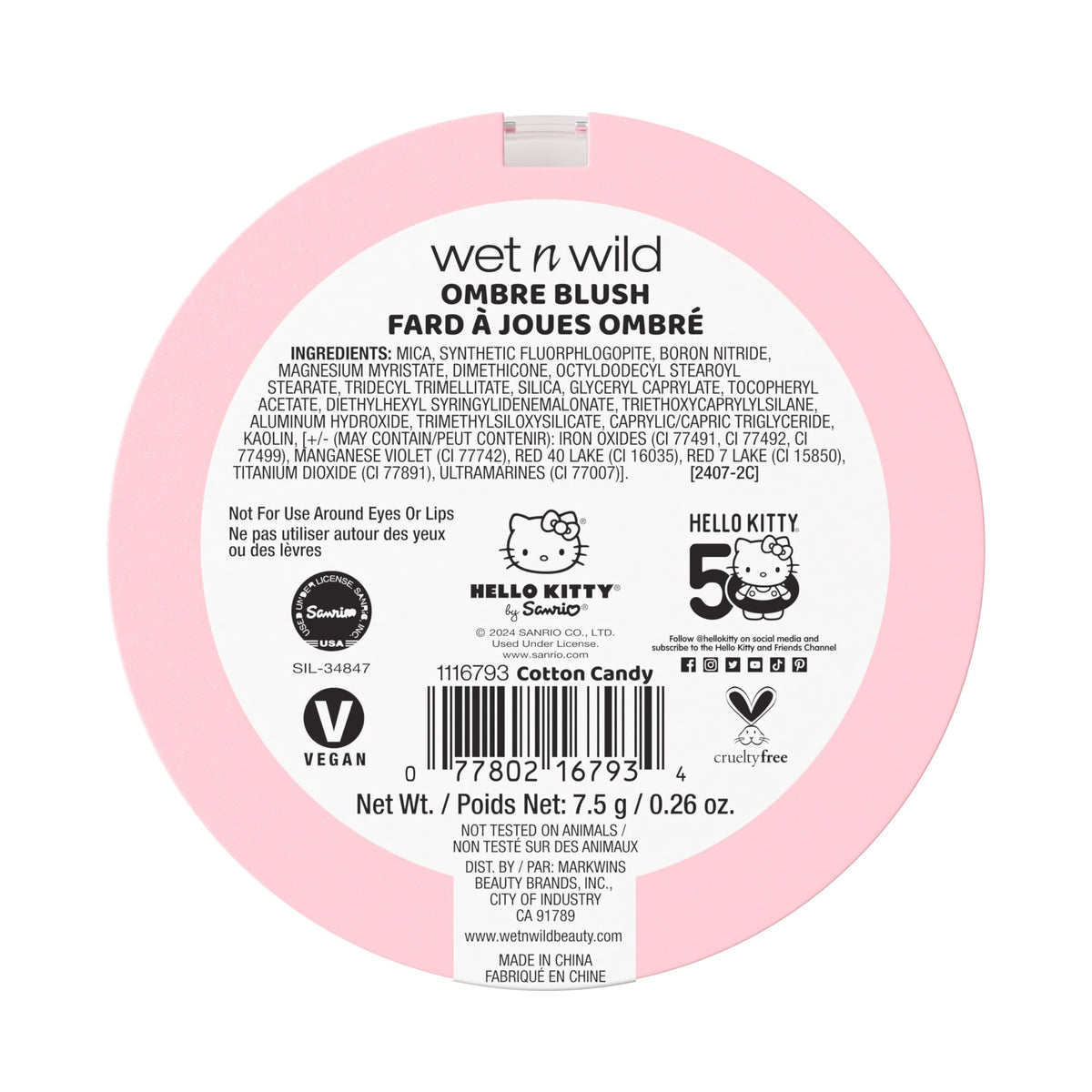 wet n wild Nightmare Before Christmas Blushlighter Palette