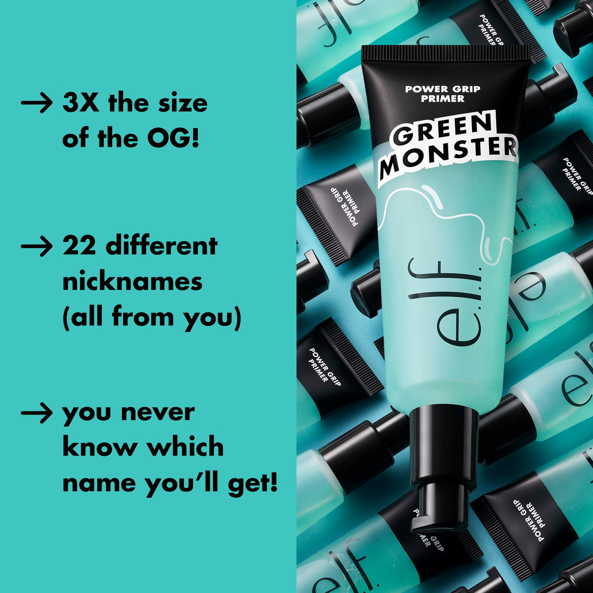e.l.f. Power Grip Primer, Gripping & Hydrating Gel Primer, 0.811 Fl Oz