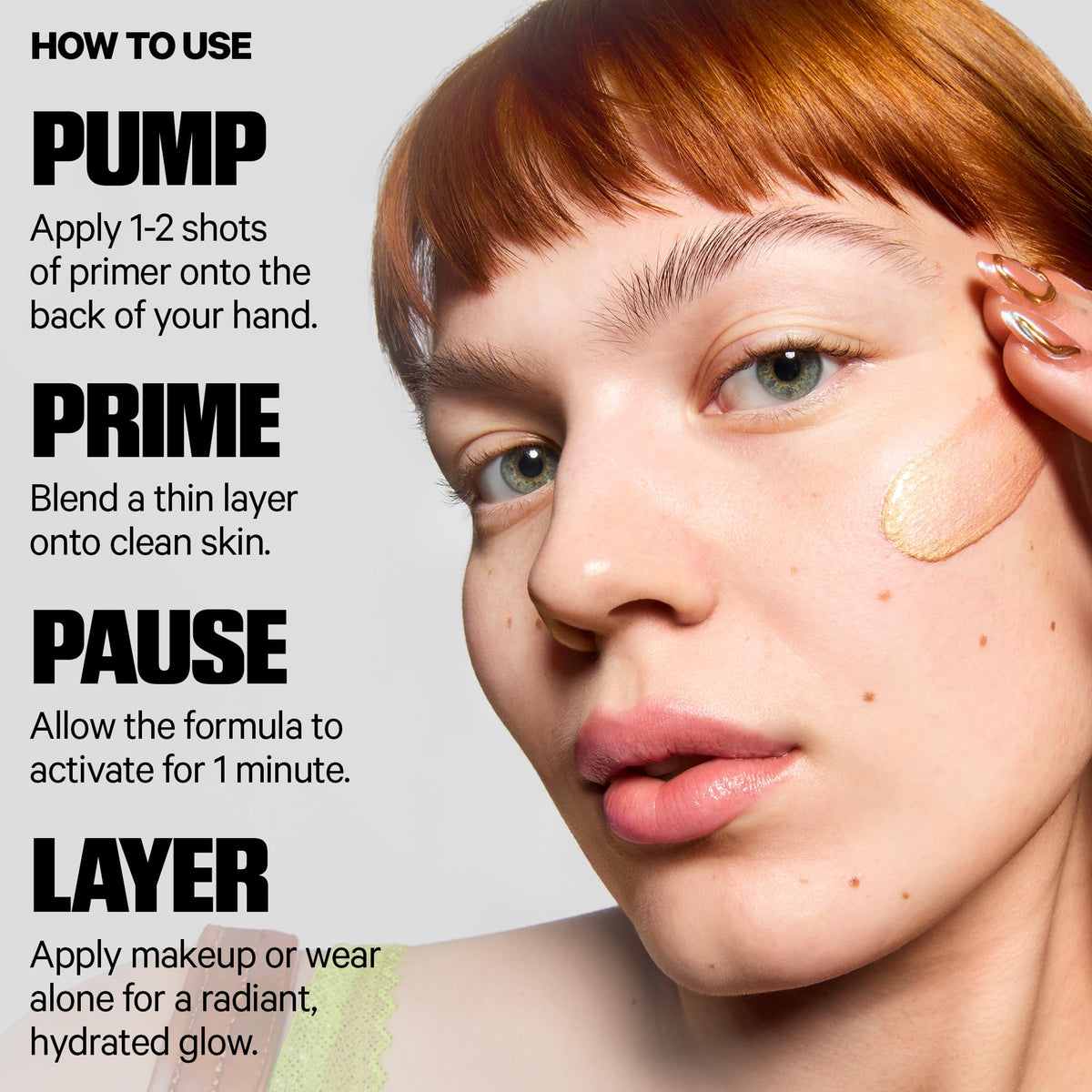 Milk Makeup Hydro Grip Primer with Hyaluronic Acid + Niacinamide – Hydrating Face Primer Grips Makeup for Up to 12 Hours – Silicone-Free, Lightweight Gel with Dewy Finish
