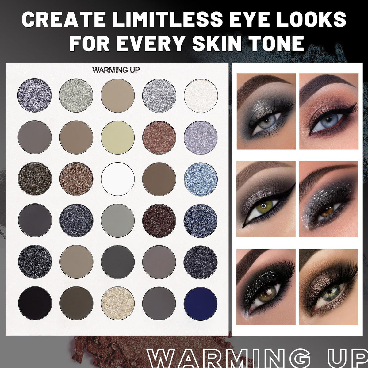 UCANBE 86 Colors Nude Eyeshadow Palette with 15pcs Makeup Brushes Set, Matte Glitter Long Lasting Highly Pigmented Waterproof Colorful Eye Shadow Contour Blush Powder Highlighter All in One