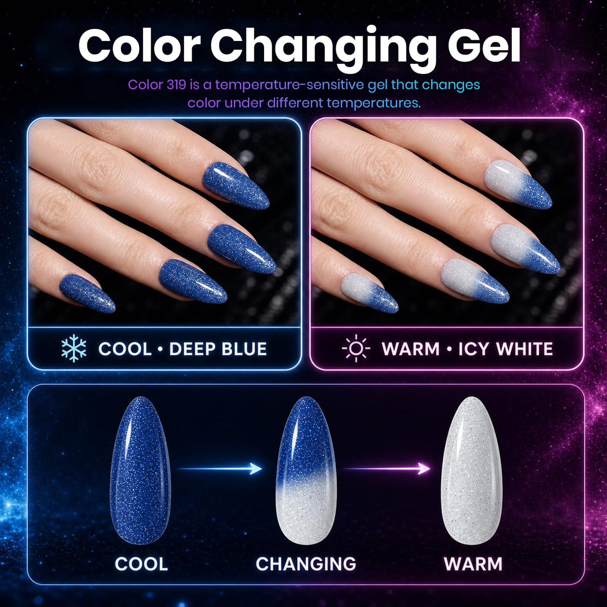 Beetles Fall Gel Nail Polish Set, 20 Colors Orange Yellow Brown