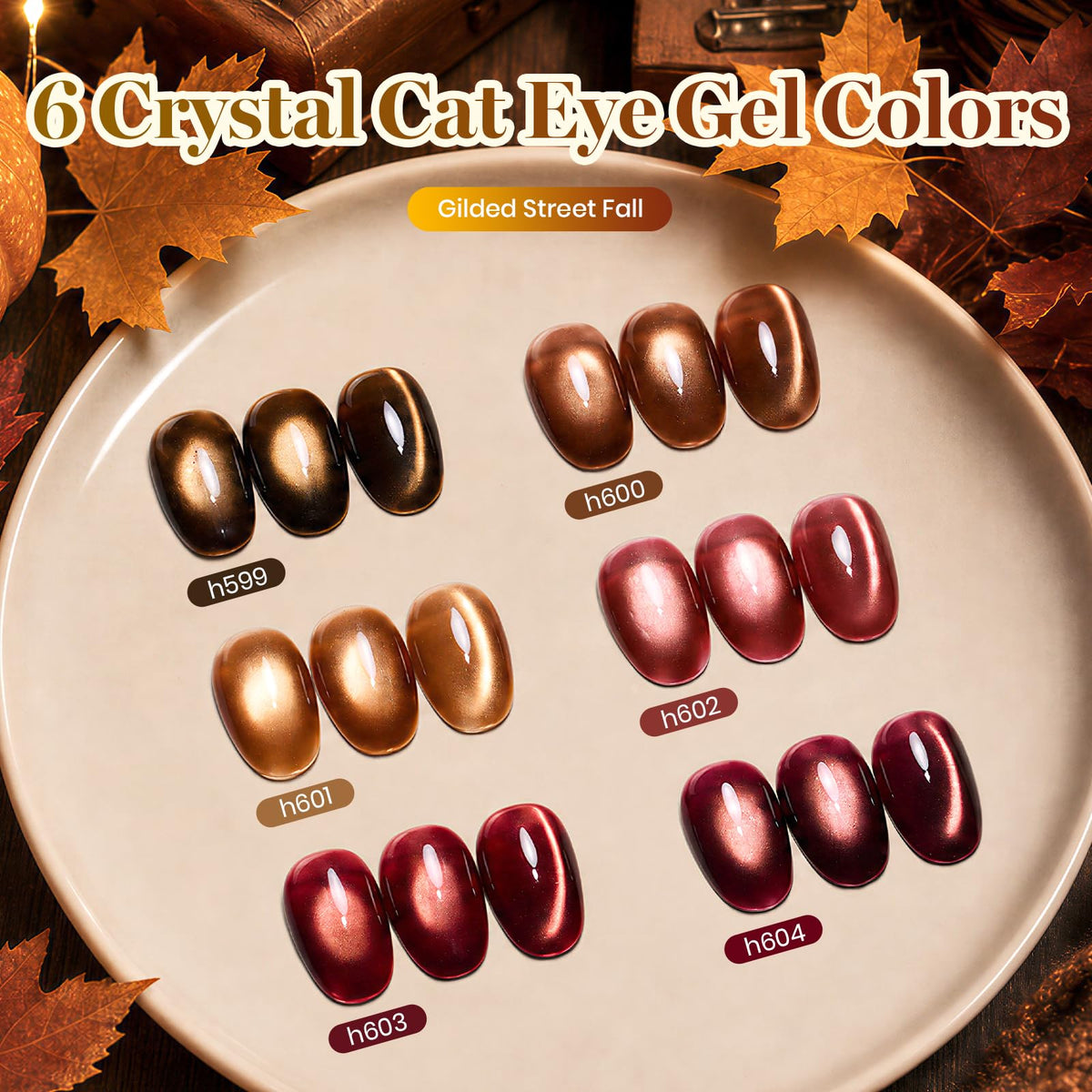 beetles Gel Polish Whispers of Love Jelly Gel Nail Polish Set, 6 Colors
