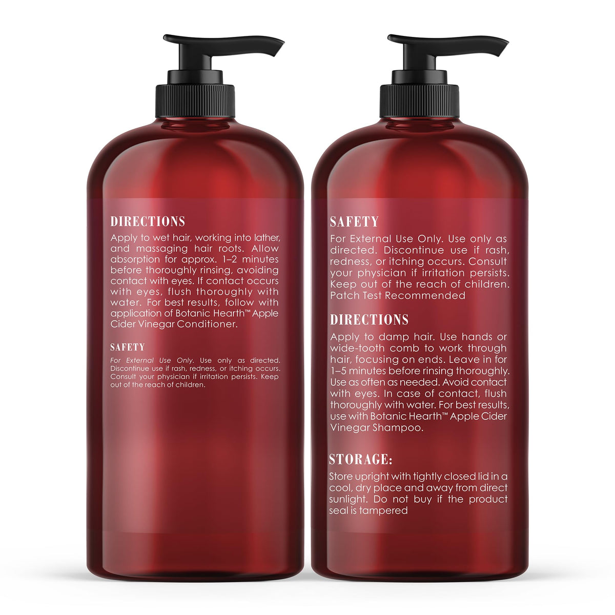 Botanic Hearth Tea Tree Shampoo And Conditioner Set - 16 Fl oz Each