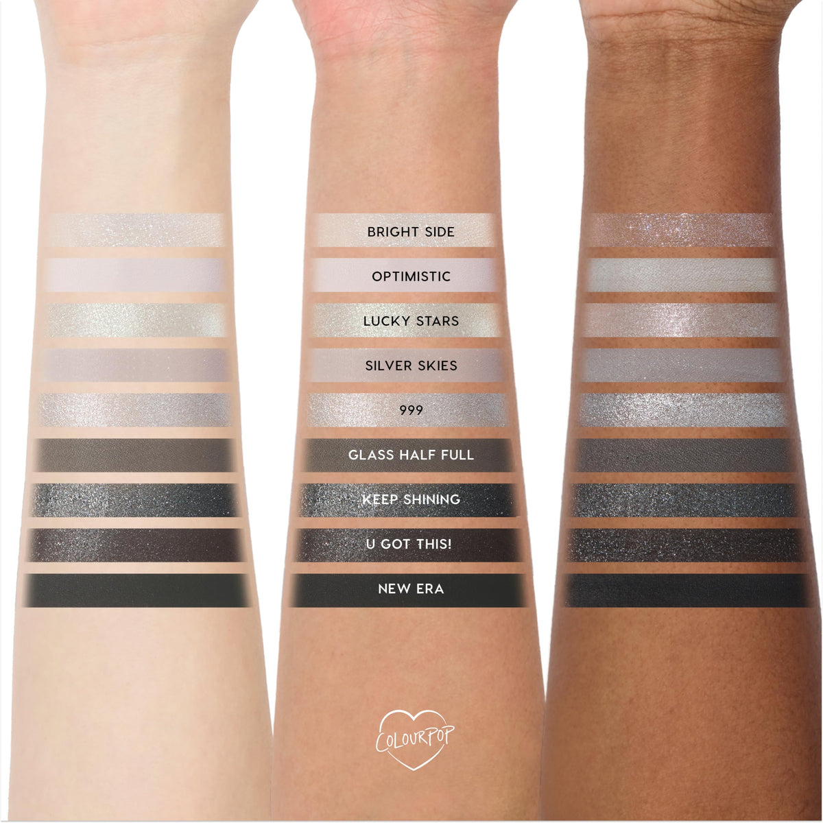ColourPop Nude Mood Eyeshadow Palette - Brown & Copper Palette with Metallic and Matte Finishes - High-Pigment Eye Makeup with a Long-Wearing Formula (0.3 oz)