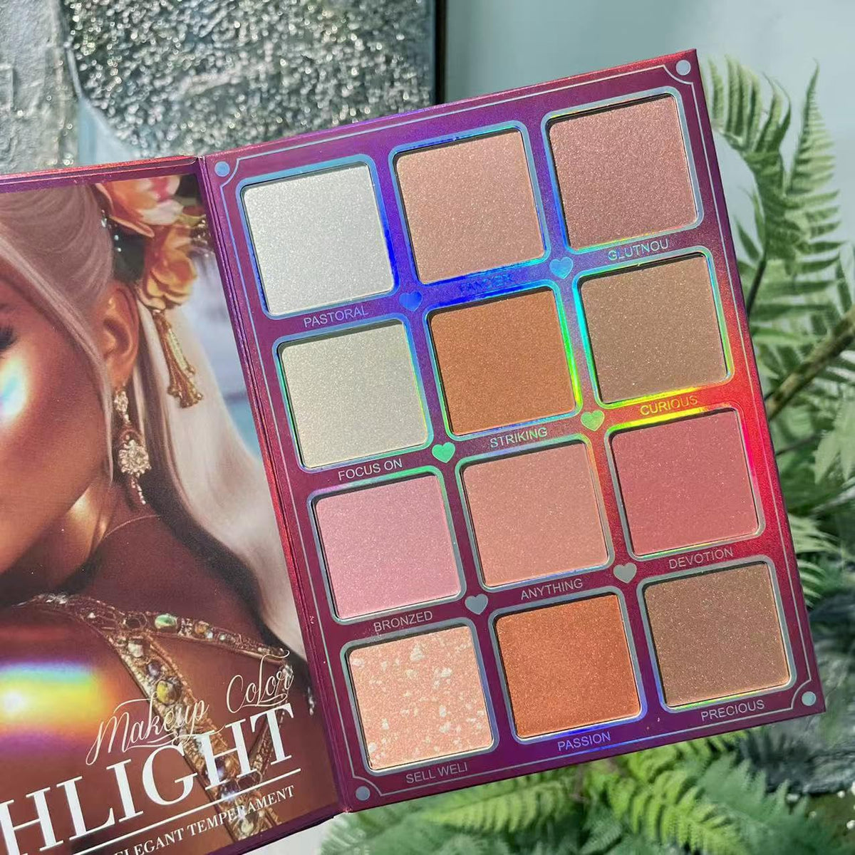 Miss Demi All In One Makeup Palette Set, Eyeshadows+Highlights+Blushes+Contours+Lipstick for Complete Beauty Looks, Neutral Cream & Powder, Crease-Proof Wear, Cosmetics Gift Kit. (03 Color)