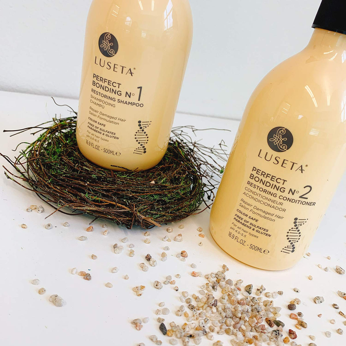 Luseta Rosemary Mint Shampoo and Conditioner Set for Hair Strengthening