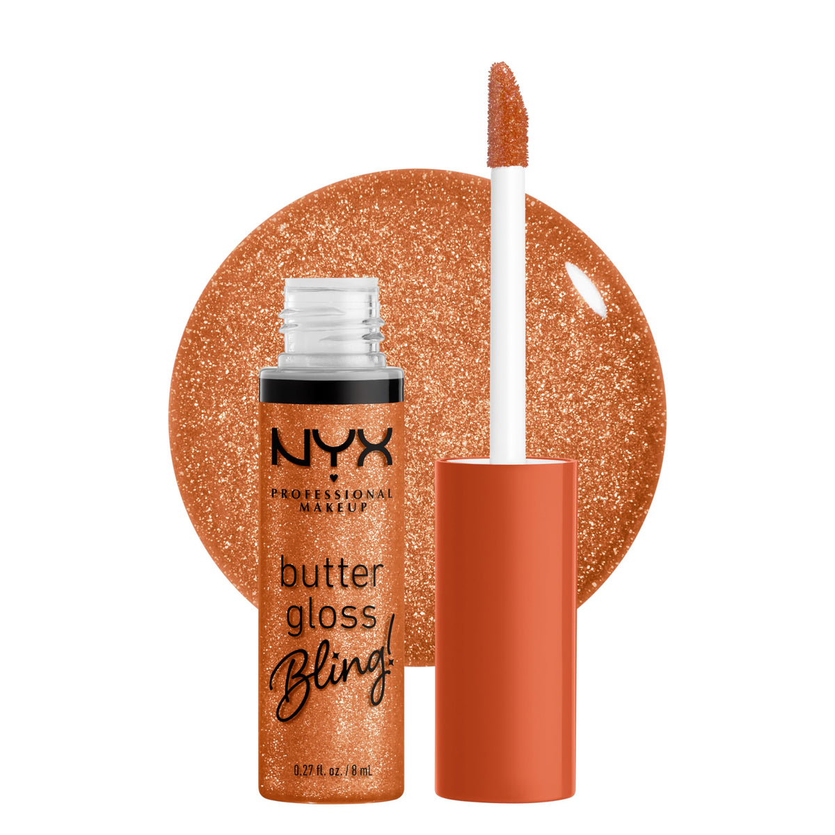 NYX PROFESSIONAL MAKEUP Butter Gloss, Non-Sticky Lip Gloss - Rocky Road (Wine)