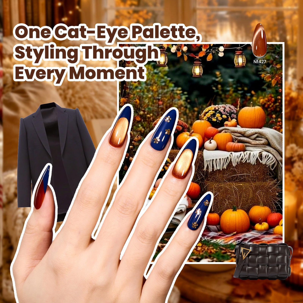 Beetles Gel Nail Polish Set, 63 PCS 55 Colors Gel Polish Kit with Base Coat