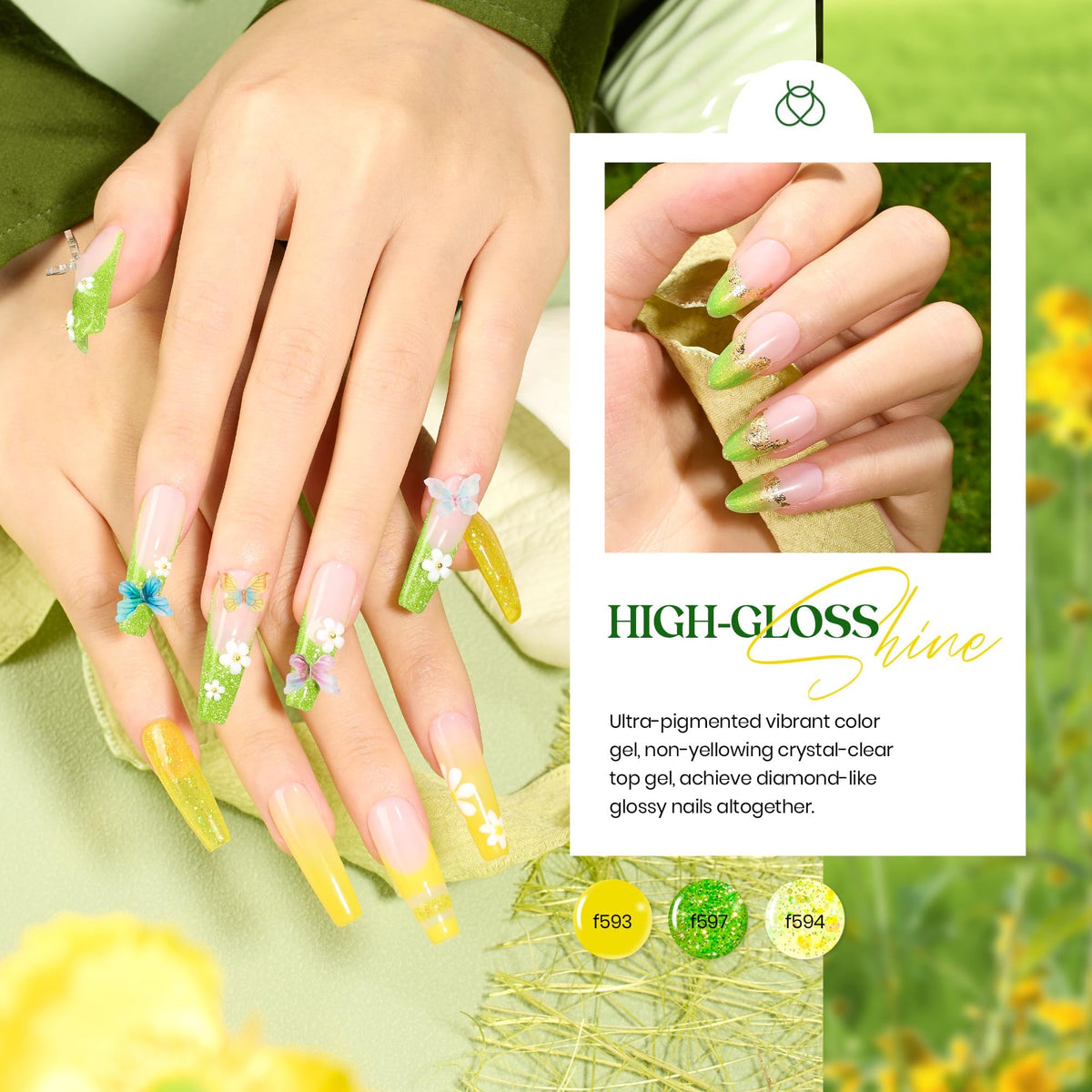 beetles Gel Polish Whispers of Love Jelly Gel Nail Polish Set, 6 Colors