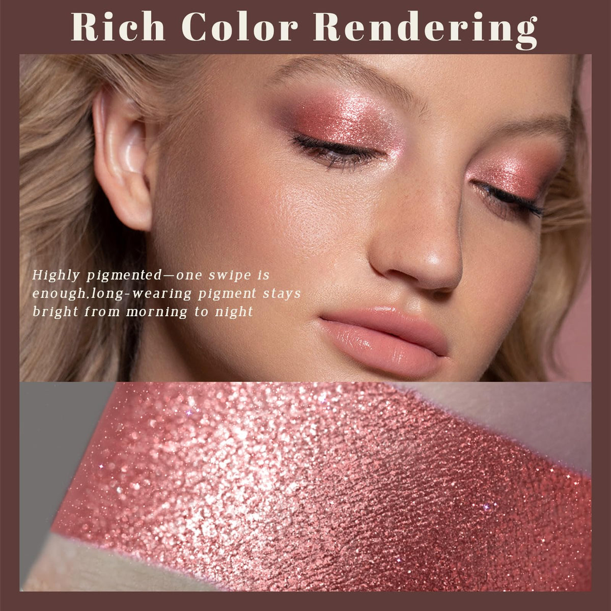 Noerrors Duochrome Plum Mauve Green Blue Glitter Eyeshadow Palette, Holographic Chameleon Rich Color Shimmer Metallic Eye Shadow, Color Shift Sparkle Iridescent Eye Brightener Fairy Makeup for Rave#02